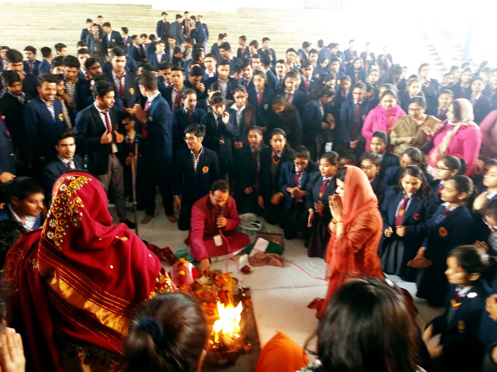 HAWAN CEREMONY FOR GOOD LUCK FOR CLASSES X & XII ON 17TH FEBRUARY 2019.