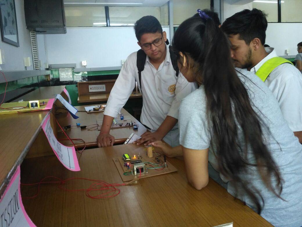 Students at Hands on Workshop of Robotics At NCU (Gurugram)